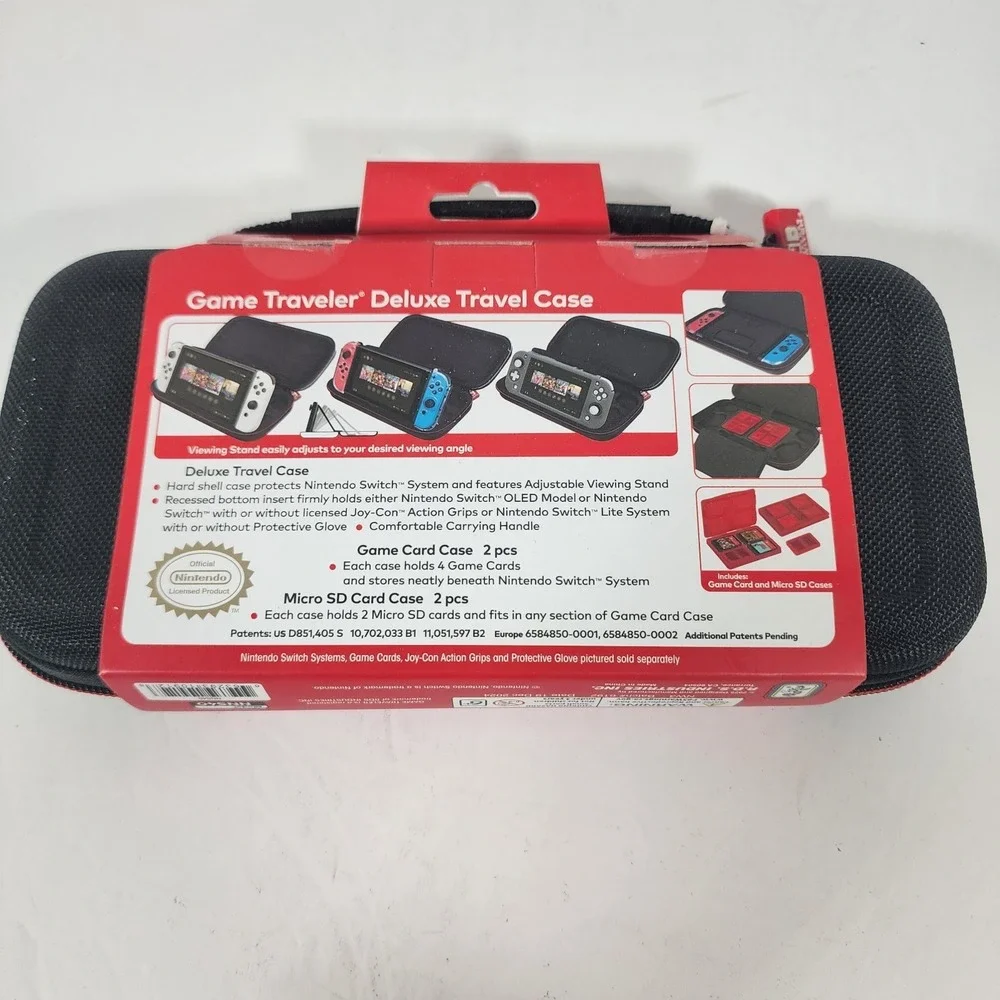 Nintendo Switch Game Traveler Deluxe Travel Case NNS40 New Licensed